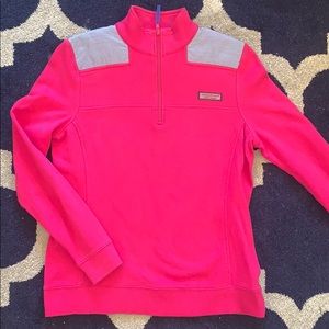 Vineyard Vines bubblegum pink fleece S